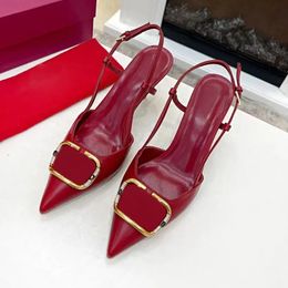 Top Quality Women pumps High Heels Pointy bow mesh sexy sandals Luxury Fashion slingback Classic Kitten heel Designer Women High Quality Single Shoes Big size office