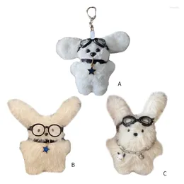 Keychains Plush Stuffed Keychain Dolls Animal Soft Pendant Keyring For Car Keys Bag Backpack Decor Kids Gift