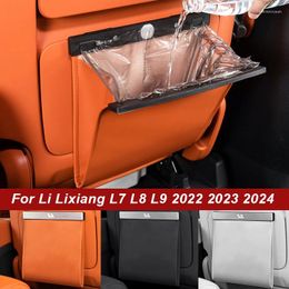 Interior Accessories For Li Lixiang L7 L8 L9 2024 Car Garbage Storage Bag Seat Back Trash Can Fit L7/L8/L9