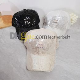 Shiny Sequin Ball Cap Women Men Letter Hat Streetwear Fashion Hip Hop Baseball Caps Outdoor Travel Sun Caps Casquette