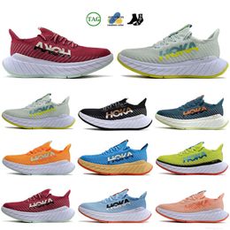 HOKKA Clifton 8 Running Shoe HOKKAs Shoes Womens Bondi 8 Clifton 9 Triple White Summer Song Blue Coral Peach Real Teal Lunar Rock Sports Mens Trainer Sneakers