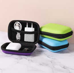 Portable Mini Hard Shell Digital Gadgets Storage Bag EVA Earphone Protective Bag Charger Case Data Cable U Disc Organiser