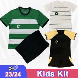 23 24 Lisbon PAULINHO Kids Kit Soccer Jerseys COATES NETO NUNO SANTOS NETO J. PALHINHA Home Away 3rd Child Football Shirts Short Sleeve Uniform