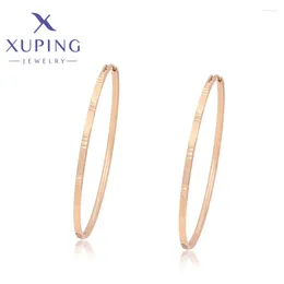 Hoop Earrings Xuping Jewelry Arrival Elegant Earring With Gold Color For Women Christmas Gift A00888993