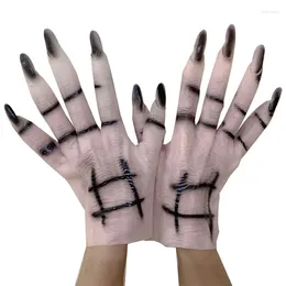 Party Supplies Halloween Festival A Pair Gloves Ghost Holiday Props Horror For Women Witch