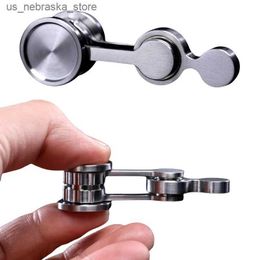 Novelty Games Stainless steel pendulum Fidget rotator stress resistant folding EDC manual rotator anti anxiety childrens decompression toy Q240418