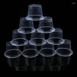 Candle Holders 10pcs Windproof Disposable Candlestick Holder Plastic Thickening Cups Container For Wedding Party Supplies