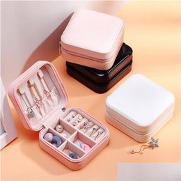 Jewellery Boxes Travel Box Organiser Display Storage Case For Necklace Earrings Rings Small Holder Gift Drop Delivery Packing Dhgarden Dhntd