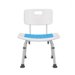 Pillow Non-slip Bath Chair Stool Height Adjustable Elderly Tub Shower Bench Seat Safe Bathroom Accessories