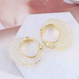 2022 Top quality Charm drop earring with transaprent beads in 18k gold plated for women wedding jewelry gift have stamp PS7834235E