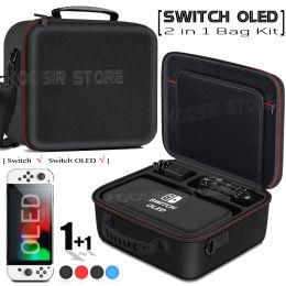 Cases New Deluxe Carrying Storage Case For Nintendo Switch OLED Console Accessories Bag Portable Cover Suitcase for Nintendo Switch