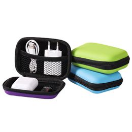 SI15mon Travel Storage Bag Charging Case for Earphone Package Zipper Bag Portable Travel Cable