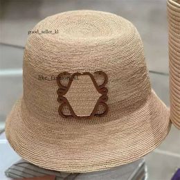 Lowve Bucket Hat Ball Caps Straw Lowew Bucket Hats Designer Raffia Bonnets for Women Mens Beach-hat Lowve Tank Top Lowe Bucket Hat 440