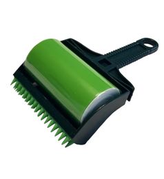 Stick it Roller pet grooming tool with handheld adhesive roller fluff cleaning brush hair remover