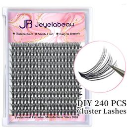 False Eyelashes JB Jeyelabeau Russsia Clusters Lashes Large Capacity 30D 40D Lash Cluster Fake Cilia Ready-made Eyelash Extension Bundles