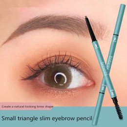 Enhancers Doubleheaded Eyebrow Pencil Waterproof Longlasting Sweatproof Natural Black Brown Ultra Fine Eyebrow Pen Eye Makeup Cosmetic