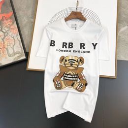 Men's T-shirt & polo Shirt Designer T-shirt Letter Print High Quality Women's T-shirt Holiday Men Bear Print Letter Luxury T-shirt Short Sleeve Men's Clothing 4xl