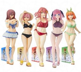 20cm The Quintessential Quintuplets Figure Anime Nakano Miku Action Ichika Nino Yotsuba Itsuki Figurine Model Doll 2204147496343