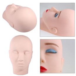 Compact Mirrors 1PCs Professional Upgraded Make Up Eyelash Eye Lashes Extensions Practise Mannequin Training Head Facial Massage Model