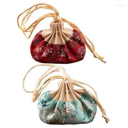 Storage Bags Chinese Sachet Bag Brocade Jewelry With Drawstring Empty For Dragon Boat Festival Thanksgiving Wedding