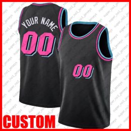 Wear Custom Vice Orlando Miami Basketball Team Jersey DIY Stitched Name Number Sweatshirt Size SXXL fb65ASF