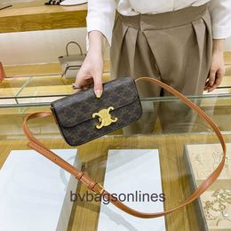 High end Designer bags for women Celli new cowhide tea box tofu bag chain underarm bag small square crossbody shoulder bag original 1:1 with real logo and box