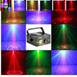 Lighting Free shipping,3 Lens 40 Patterns Hot Black Mini Projector Red & Green Blue DJ Disco Light Stage Xmas Party Laser Lighting Show 110