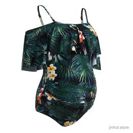 Women's Swimwear Swimwear for Pregnant Women Swiming Wear One Piece Pregnancy Swimsuit Sexy Suspender Swim Suit Plus Size Maternity Bathing Suits