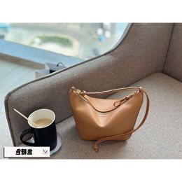 Evening Bags Hobo Hammock Cowhide Layer, High-end Feel Handbag, Diagonal Cross Underarm