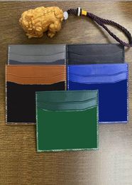 Fashion Card Holders 6 card slots Womens men Purses With Box Designer purse Double sided Credit Cards Coin Mini Wallets 2shape 12 8773232