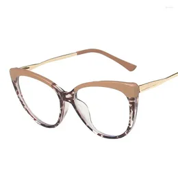 Sunglasses Women Anti Blue Light Cat Eye Glasses Luxury Design Vintage Eyeglasses Computer For Ladies Optical Spectacle