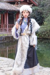 Ethnic Clothing Tibetan Female Online Influencer Suit Lijiang Travel Pography Style