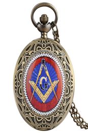 Antique Masonic masonry G Design Mason Watches Retro Men Women Analogue Quartz Pocket Watch Gifts for mason8381476