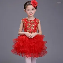 Stage Wear Ballet Costume Children's Performance Girls Princess Dress Puffy Skirt Primary School Children