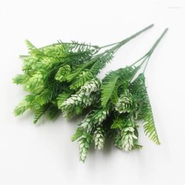 Decorative Flowers Fake Pot Decoration Simulation Plant Plastic Flower Arrangement Accessories Pine Cone Artificial Green