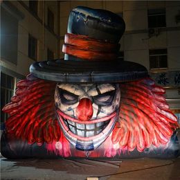 7mH (23ft) with blower Giant Large Inflatable Balloon Clown Inflatables Skulls Mascots For Nightclub Halloween Stage Decoration