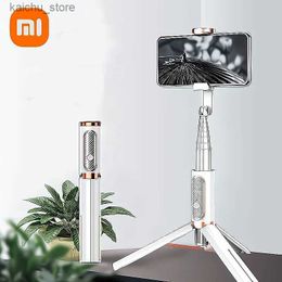 Selfie Monopods Selfie Stick Alloy Desktop Gimbal Tripod Selfie Stand Pole Wireless Bluetooth for Live Streaming Photo and Video Stand Y240418