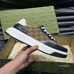 15A High quality designer Luxury Men Womens shoes Casual Outdoor Sneakers Vintage Suede Leather Womens and Men Trainers Fashion derma Casual Shoes Size 35-45