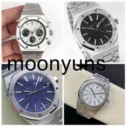 Piquet Audemar Luxury Mens Mechanical Watch 15400 Automatic Steel Band Tape Swiss Es Brand Wristwatch high quality