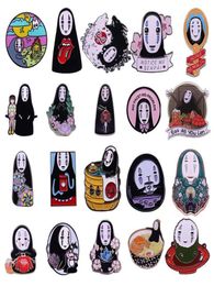 Pins Brooches Spirited Away No Face Enamel Pin Collection Cute Art Brooch Anime Fans Gift5966493
