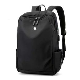 Yoga LL Backpack Men's Bag Laptop Travel Outdoor Waterproof Sports Bag Women's Teen Travel Luggage Bag Black Grey 524