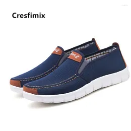 Casual Shoes Cresfimix Male High Quality Spring Slip On Men Black Loafers Man Street Summer Mannen Schoenen C5287