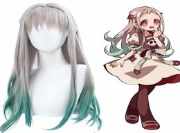 DIANQI Anime Toilet Bound Jibaku Shounen Hanako Kun Cosplay Wigs Nene Yashiro Special Wig Gradient Color Synthetic Female Wigs Wig3065842