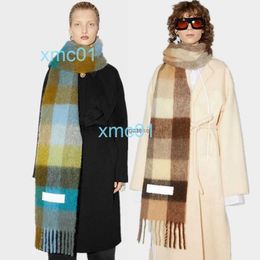 Scarves Fashion Europe Latest Autumn and Winter Multi Colour Thickened Plaid Womens Scarf Ac with Extended Shawl Couple Warmvdr5 OT0G