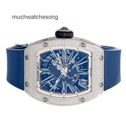 Luxury Mens Watches Richardmills Automatic Chronograph Wrist Swiss Technology RM023 Mens Watch Hollow dial 18K Platinum Original Diamonds Calendar 38