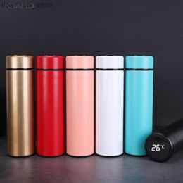 water bottle 500ml smart thermos water bott d digital tperature display stainss steel coffee thermal mugs Kraflo intelligent insulation cups