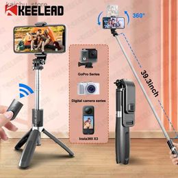 Selfie Monopods Mini Selfie Stick for Smartphone Monopod with Camera Base Tripod with Wireless Bluetooth for Action Camera Y240418