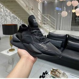 Y3 Shoe Design Y-3 Kaiwa Sneakers Men Women Shoes Y3 Chunky Platform Sports Leather Casual Walking Trainers