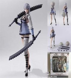 NieR Automata Anime Game Figure Kaine Sexy Girl Figure Joint Movable PVC Action Figure Toys Collection Model Doll Gifts 14cm C02207893516