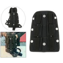 Diving Back Plate Harness Weight Backplate Scuba Dive Cushion Pad Pockets Cylinder Carrying Accessories 240410